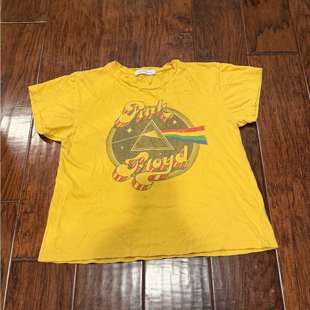 Daydreamer Pink Floyd Yellow Graphic Tee - Picture 2 of 4